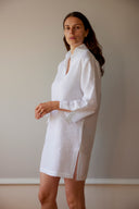 Anna Nightshirt - White Linen