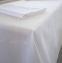 Damask Table Cloth - Piquet White