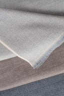 Throw - Herringbone Light Grey