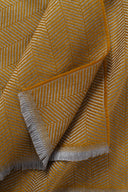 Throw - Herringbone Ochre