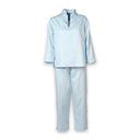 Anna Pyjamas - Sateen Light Blue Fine Striped