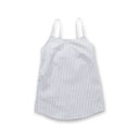Fiona Camisole Top - Grey Striped Seersucker