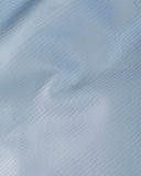 Cotton Sateen Light Blue Fine Striped
