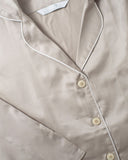 Fiona Shirt - Sateen Light Grey