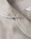 Fiona Shirt - Sateen Light Grey