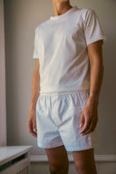 Axel Boxershorts - Cotton Percale White