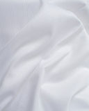 Gerda Nightdress - Cotton Sateen White Fine Striped