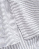 Gertrud Shirt - Grey Striped Seersucker