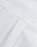 Gertrud Shirt - Grey Striped Seersucker