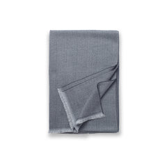 Throw - Herringbone Steel Blue
