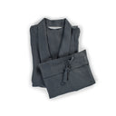 Julia Housecoat - Steel Blue Linen