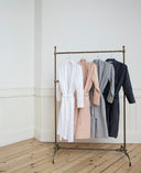 Julia Housecoat - Steel Blue Linen