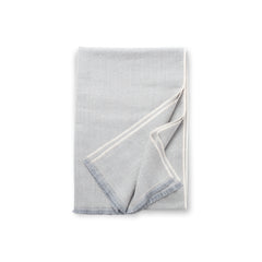 Throw - Herringbone Light Grey