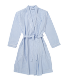 Margrethe Housecoat - Vintage Stripe Blue