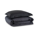 Cotton Sateen Dark Grey Square