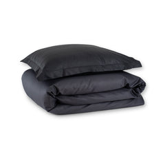 Cotton Sateen Dark Grey Square