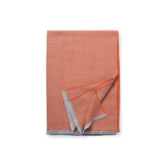 Throw - Herringbone Burnt Orange