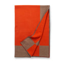 Throw - Square Burnt Orange & Sand