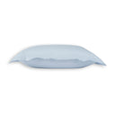 Cotton Sateen Light Blue Fine Striped - Pillowcase