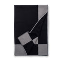 Throw - Square Black & Light Grey