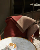 Throw - Square Bordeaux & Sand