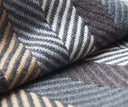 Throw - Herringbone Light Brown