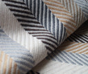 Throw - Herringbone Light Brown