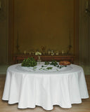 Damask Table Cloth - Oakleaf