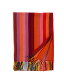 Throw - Striped Red