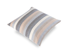 Sofapude - Stribet Hvid