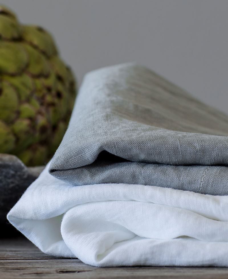 Eight Owls Linen Napkins -100% French Flax - Stonewashed Pure