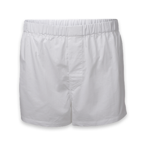 George boxer Shorts – Stone Washed White 