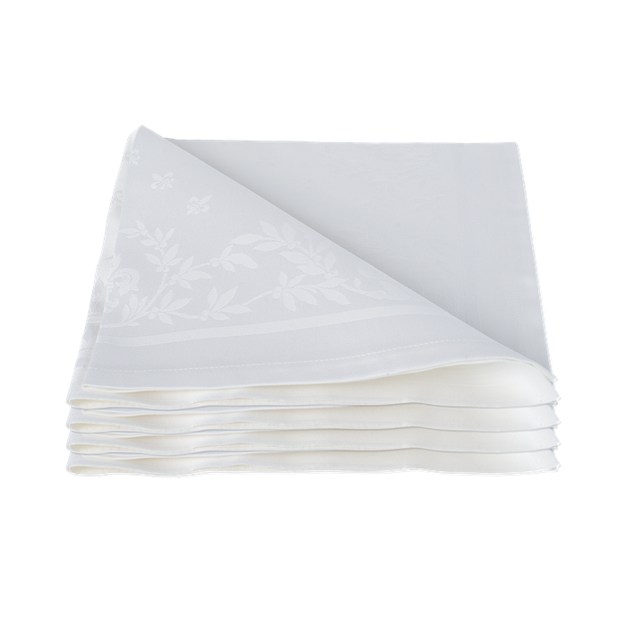 Oak leaf damask napkin