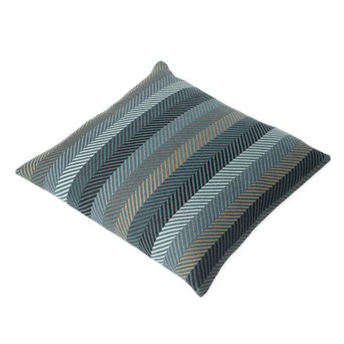 Petroleum Striped sofa cushion cover